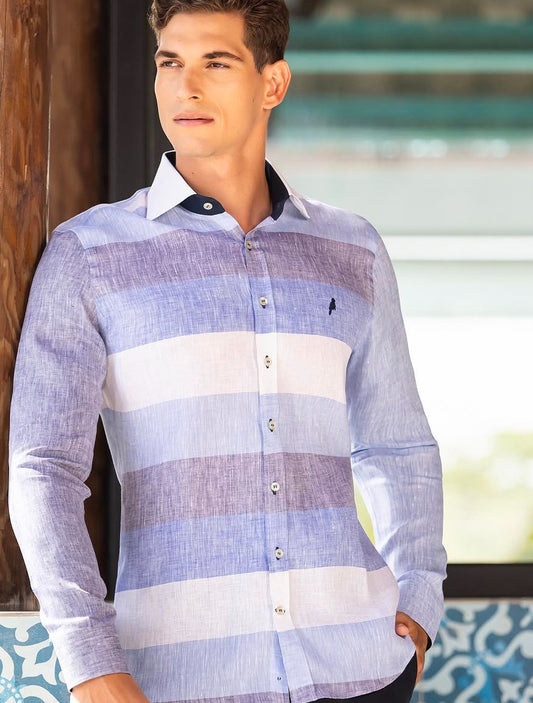 Camisa Slim Degradada