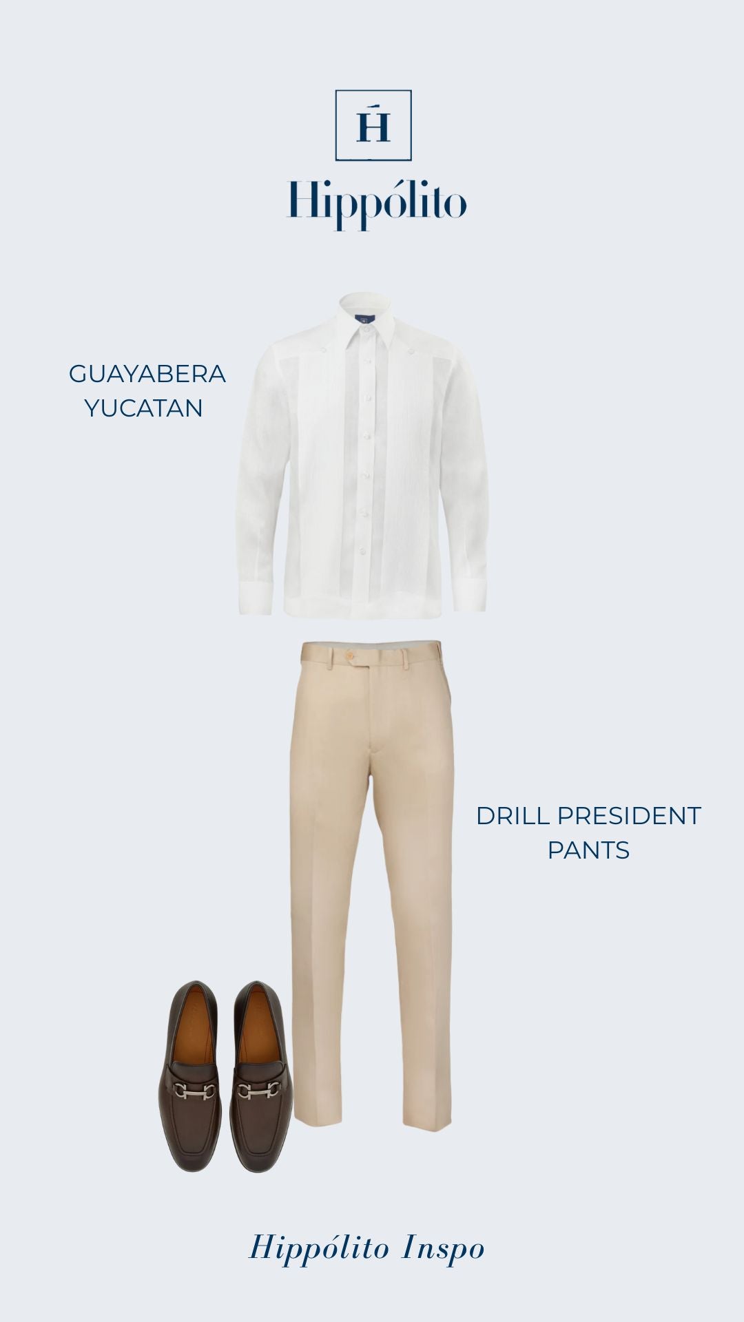 Set Guayabera Yucatan + Drill President